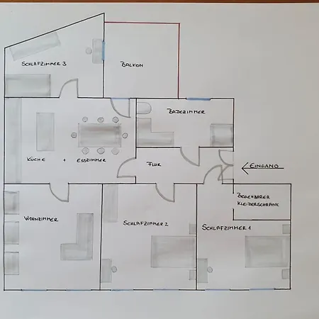 Lägenhet Luise Mit 4-zimmer, Balkon, 127qm Görlitz